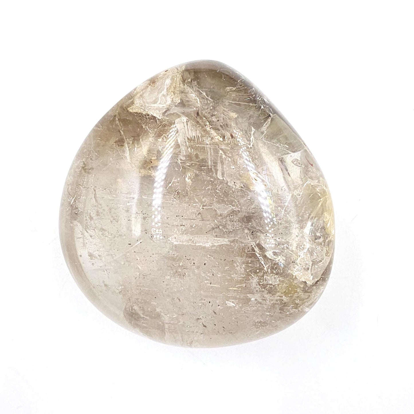 Skeletal Quartz Enhydro Freeform with Moving Bubble & Rainbows – Rare Transformation Crystal, 495g