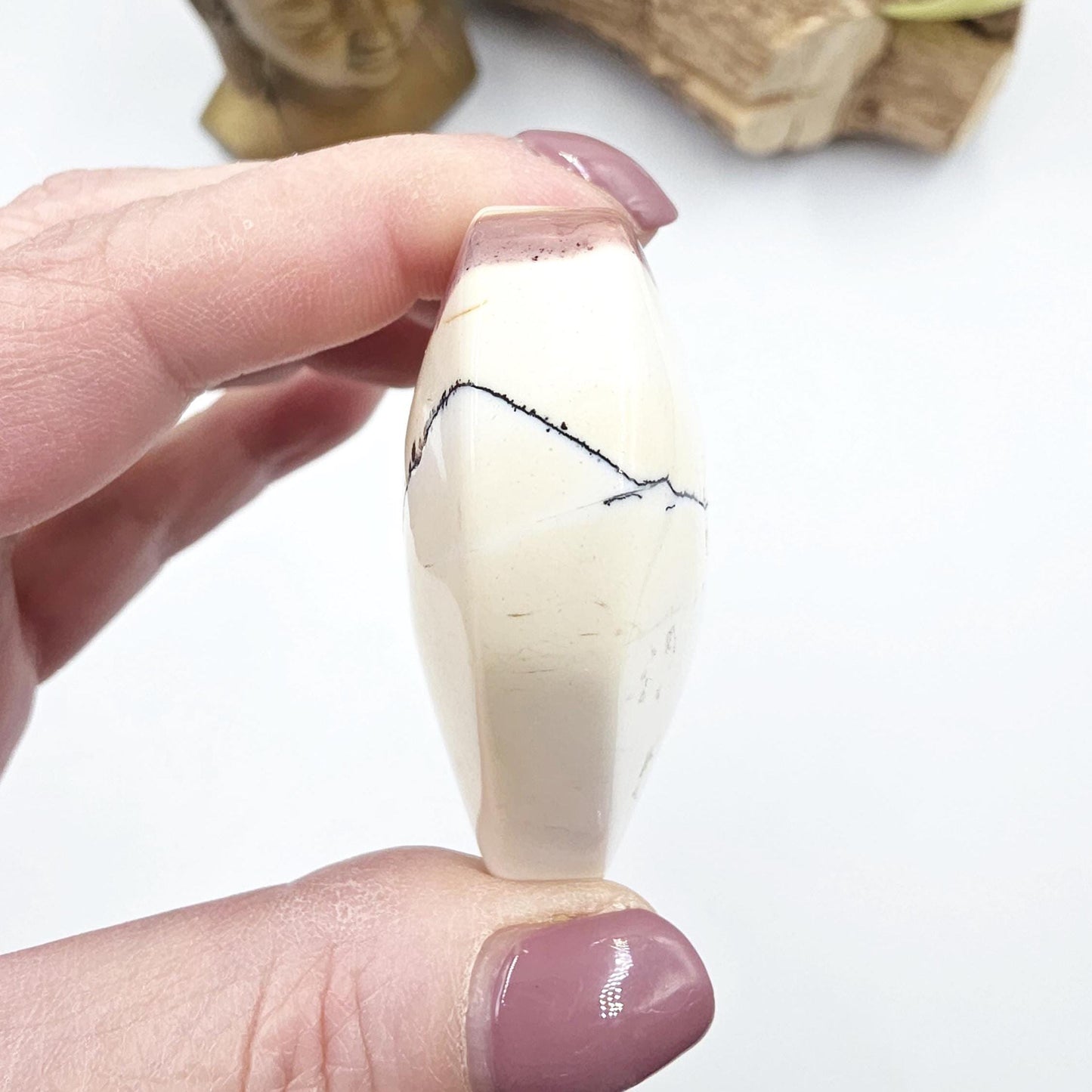 Large Mookaite Crystal Heart – Strength, Grounding & Nurturing Energy Stone, 75g