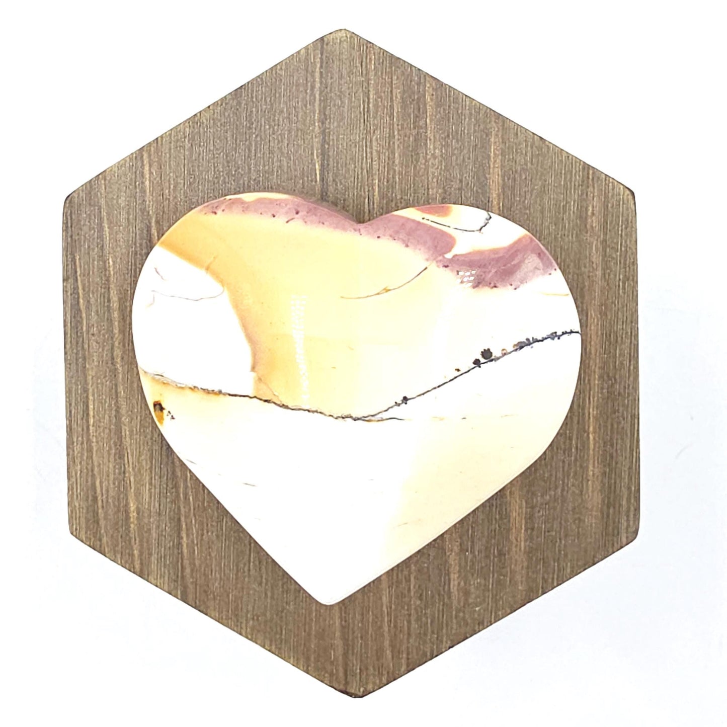Large Mookaite Crystal Heart – Strength, Grounding & Nurturing Energy Stone, 75g