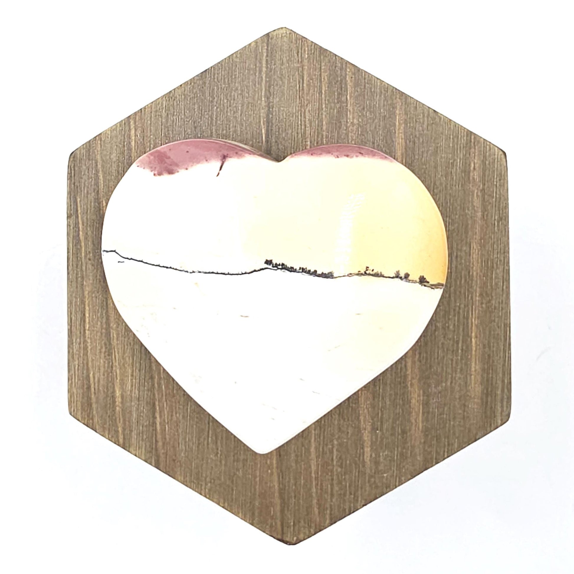 Large Mookaite Crystal Heart – Strength, Grounding & Nurturing Energy Stone, 75g