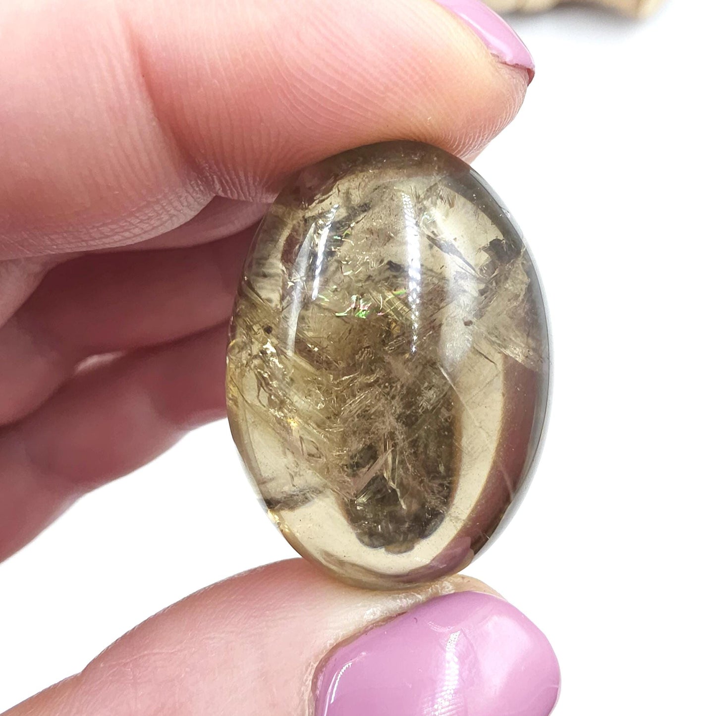 High Grade Large Smoky Citrine Tumble Stone – Grounded Abundance, Confidence & Protective Energy Crystals, approx 2-3+cm