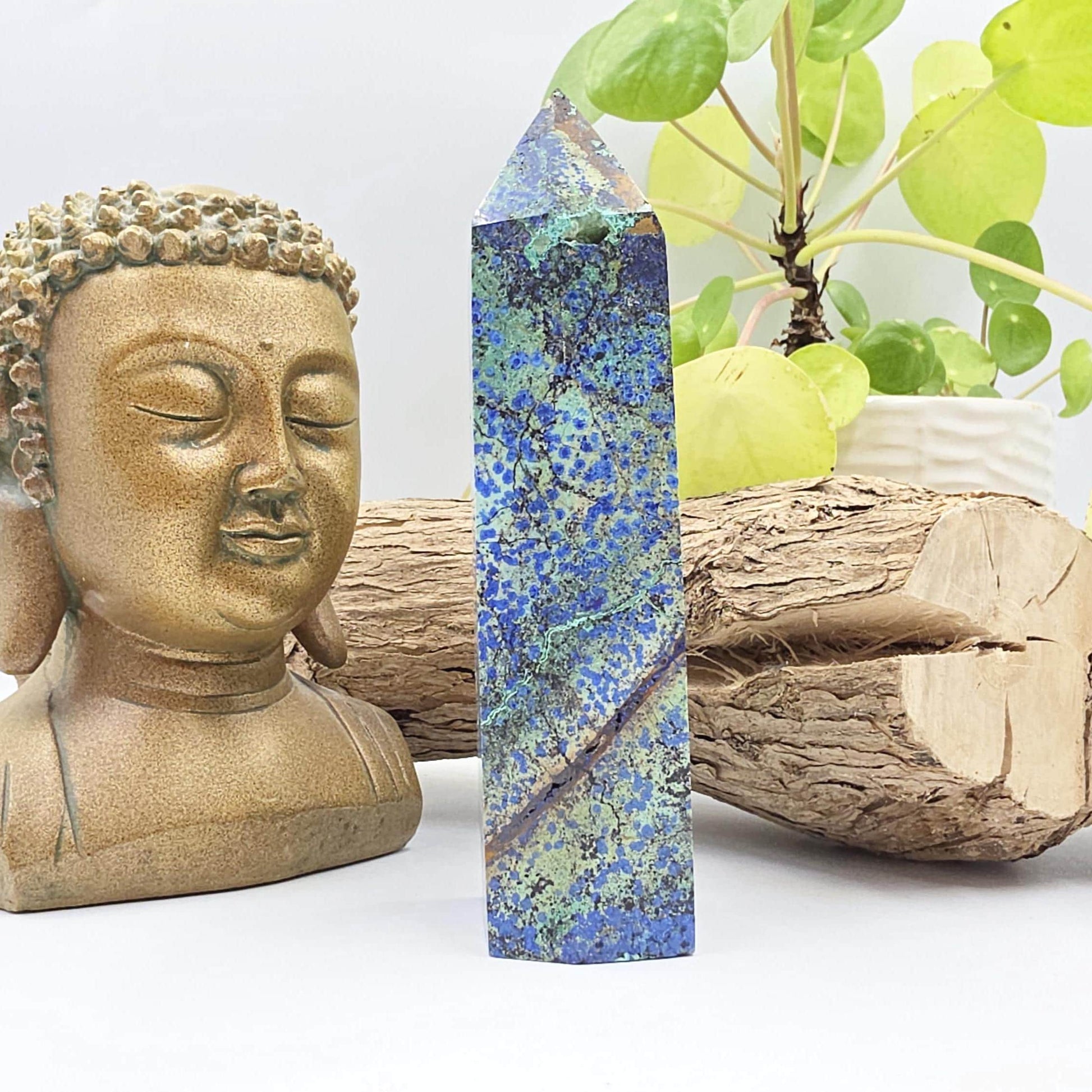 Azurite Tower – Intuition, Insight & Spiritual Awareness Crystal, 14cm