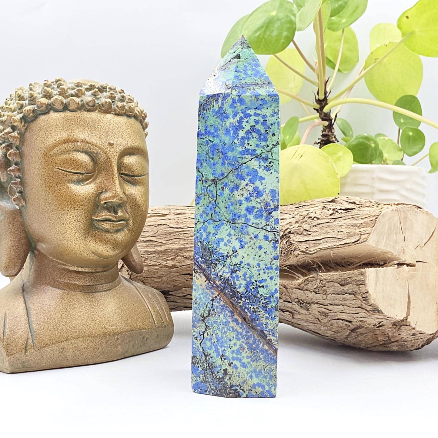 Azurite Tower – Intuition, Insight & Spiritual Awareness Crystal, 14cm
