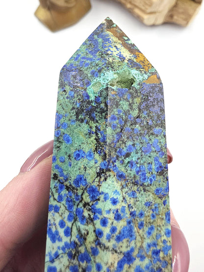 Azurite Tower – Intuition, Insight & Spiritual Awareness Crystal, 14cm