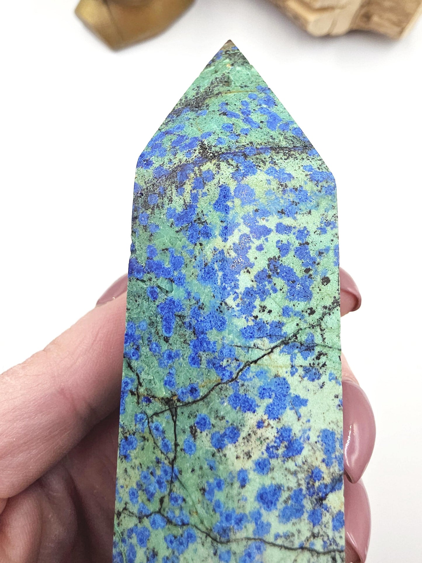 Azurite Tower – Intuition, Insight & Spiritual Awareness Crystal, 14cm