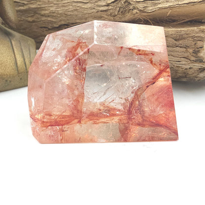 Madagascan Fire Quartz (Hematoid) Freeform – Grounding, Clarity & Energy Balancing Crystal, 240g