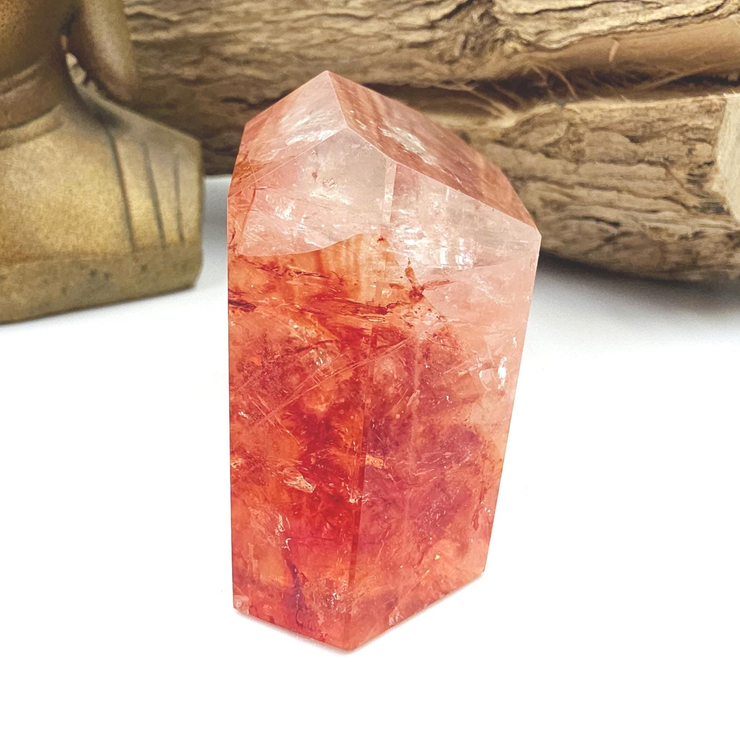 Madagascan Fire Quartz (Hematoid) Freeform – Grounding, Clarity & Energy Balancing Crystal, 240g