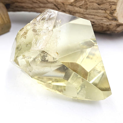 Citrine Freeform with Large Rainbow – Abundance, Confidence & Positive Energy Crystal, 165g