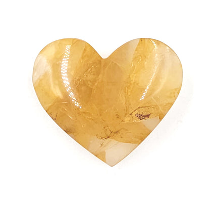 High Grade Golden Healer Quartz Heart – Healing, Energy Amplification & Chakra Alignment Crystal, 70g