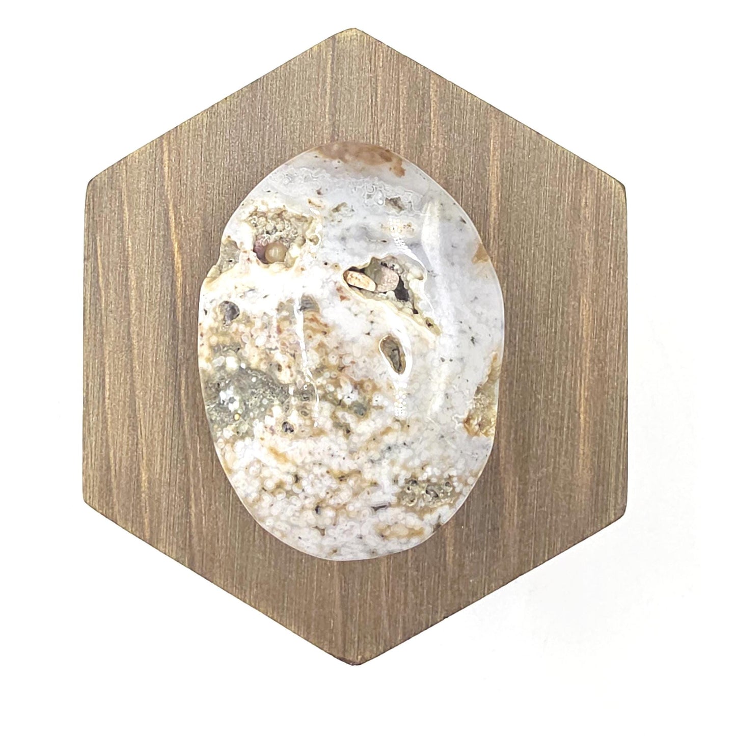 Ocean Jasper Palm Stone – Joy, Emotional Healing & Calming Crystal, 70g