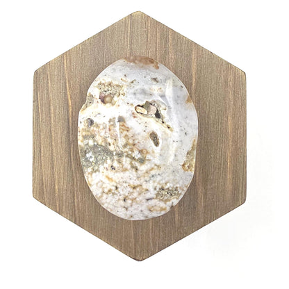 Ocean Jasper Palm Stone – Joy, Emotional Healing & Calming Crystal, 70g