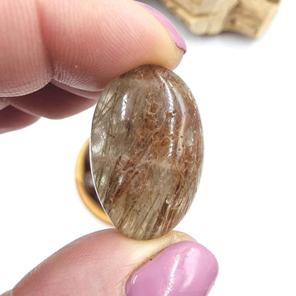 Red Rutile Tumble Stones – Vitality, Confidence & Energy Amplification Crystal, 2cm