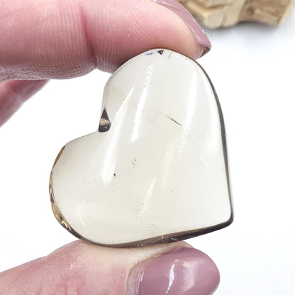 High Grade Smoky Quartz Heart – Grounding, Protection & Root Chakra Energy Crystal, 35g
