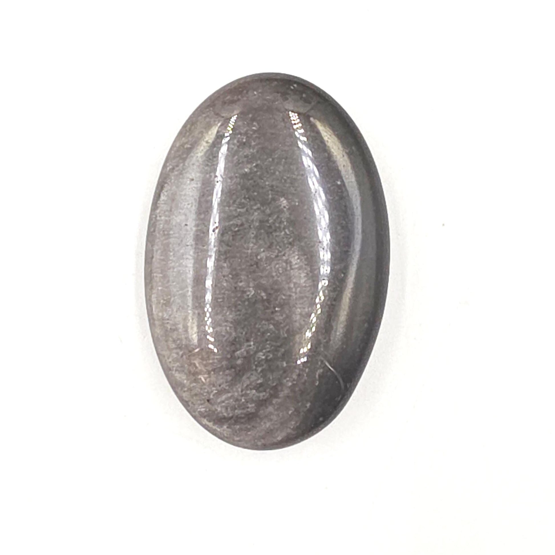 Silver Sheen Obsidian Palm Stone – Protection, Insight & Root Chakra Energy Crystal, 35g