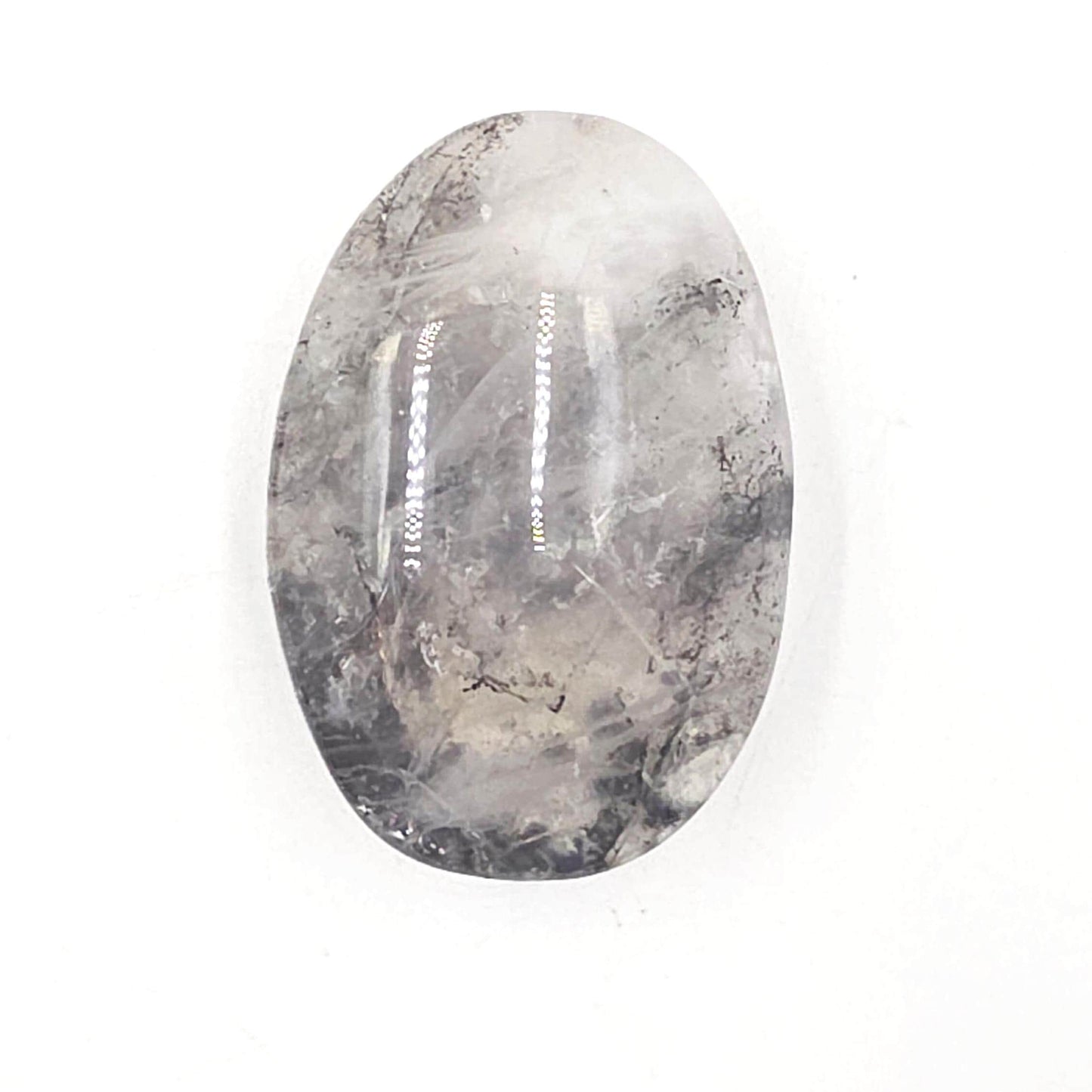 Rare Dendritic Quartz Palm Stone – Clarity, Growth and Root & Crown Chakra Crystal, 75g