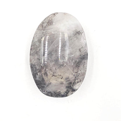 Rare Dendritic Quartz Palm Stone – Clarity, Growth and Root & Crown Chakra Crystal, 75g