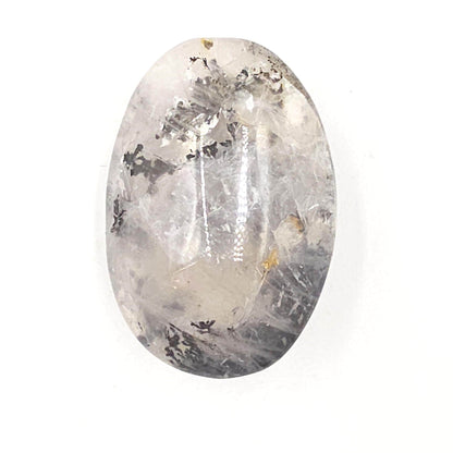 Rare Dendritic Quartz Palm Stone – Clarity, Growth and Root & Crown Chakra Crystal, 75g