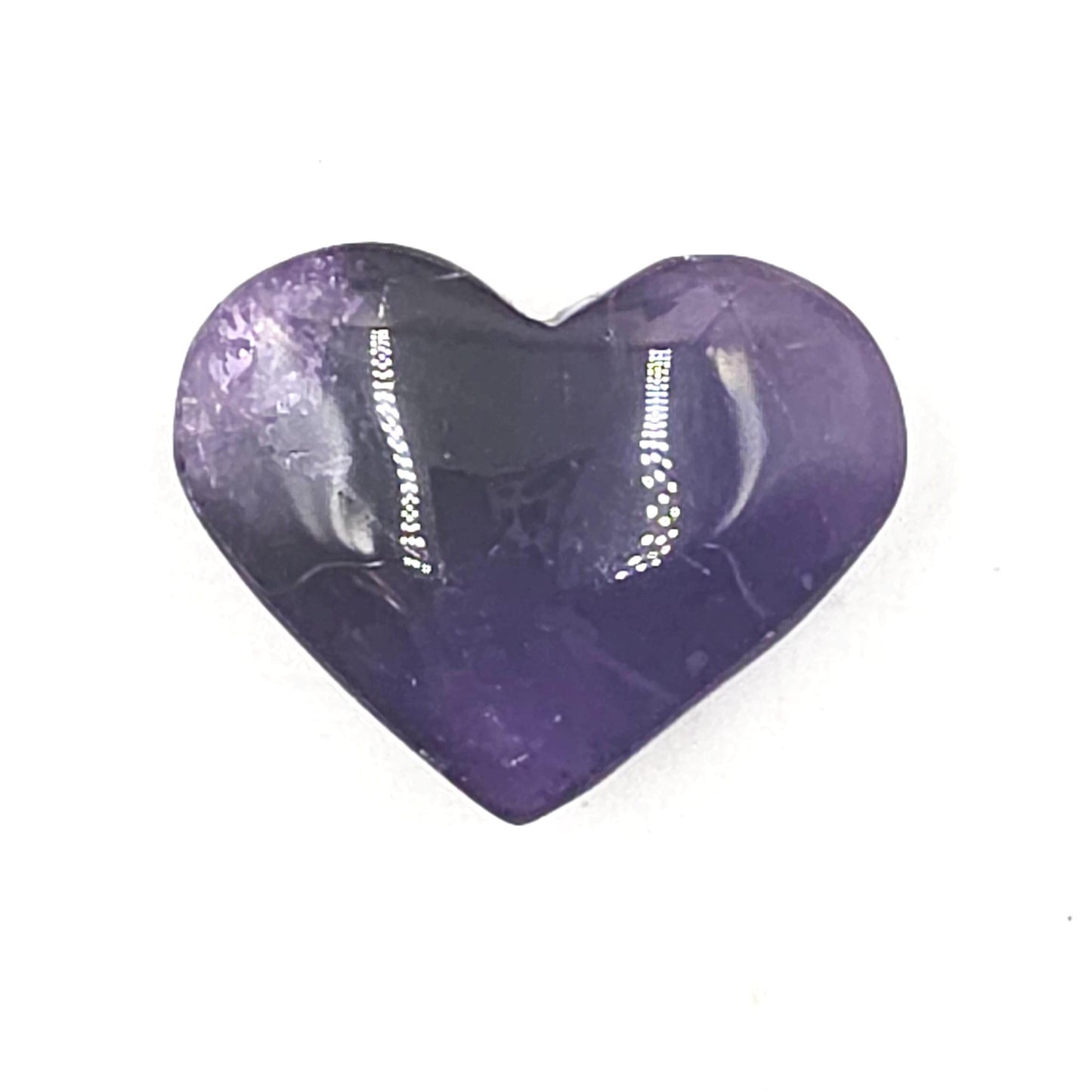 Amethyst Crystal Heart – Peace, Protection & Spiritual Healing Gemstone Carving, 35g