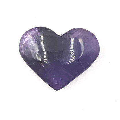 Amethyst Crystal Heart – Peace, Protection & Spiritual Healing Gemstone Carving, 35g