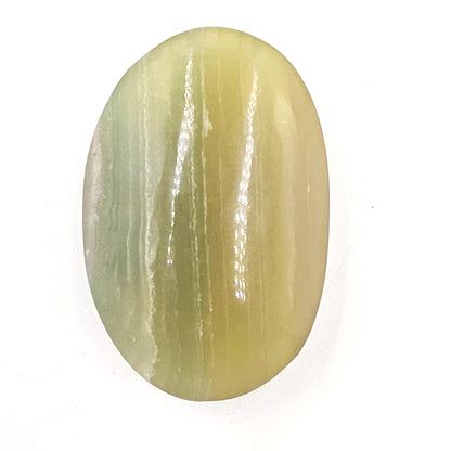 Silk Fluorite Palm Stone – Clarity, Calm & Soothing Flow Energy Crystal, 85g