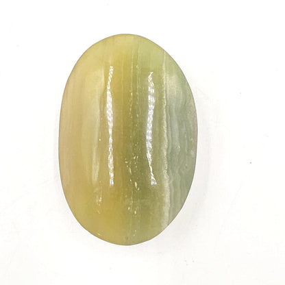Silk Fluorite Palm Stone – Clarity, Calm & Soothing Flow Energy Crystal, 85g