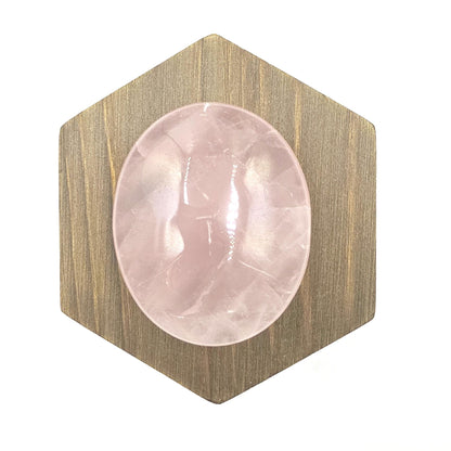 Rose Quartz Palm Stone – Love, Healing & Heart Chakra Crystal, 75g
