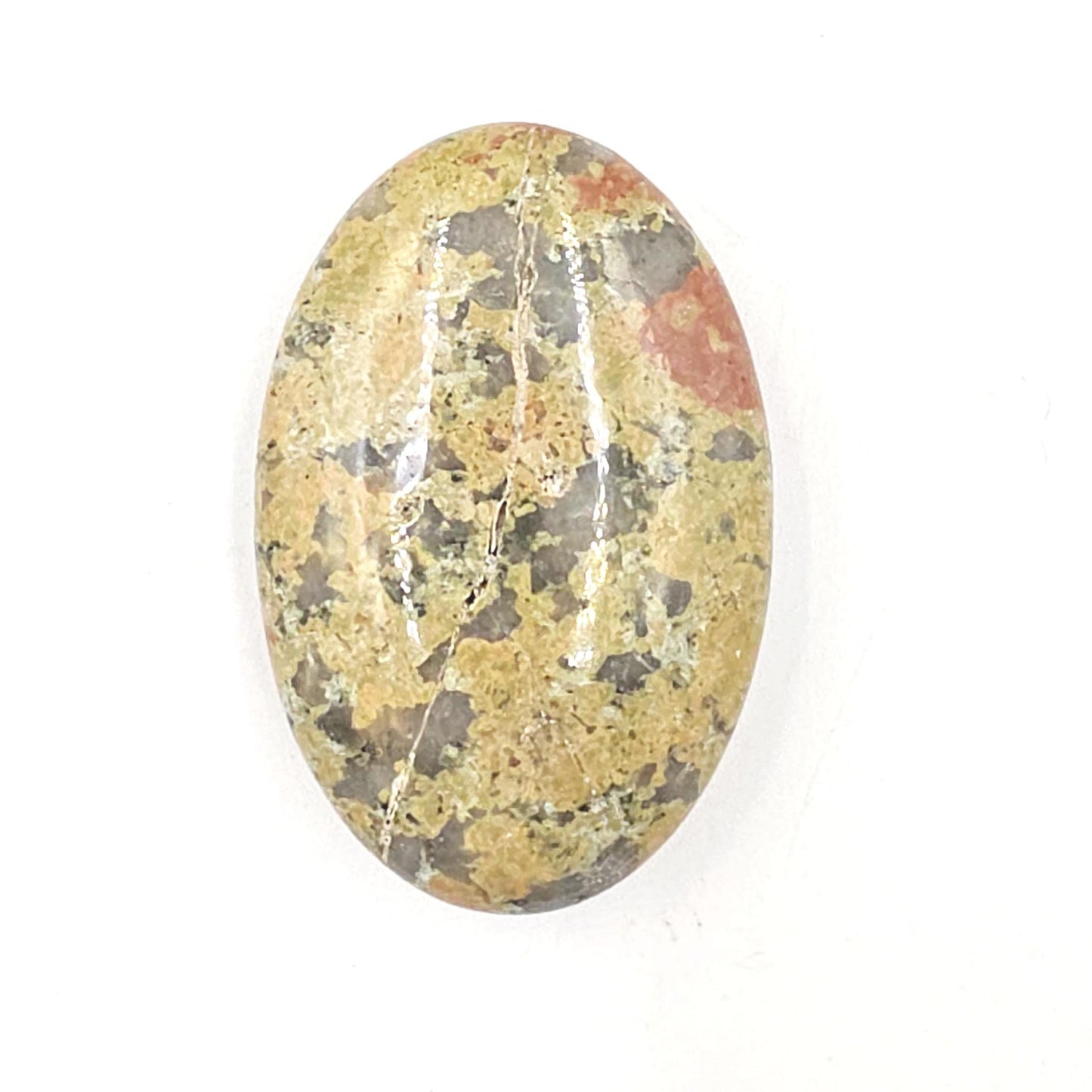 Unakite Palm Stone – Emotional Healing, Balance & Grounding Crystal, 50g