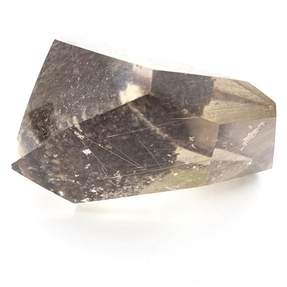 Golden Rutile & Garden Quartz (Lodolite) Freeform – Manifestation, Clarity and Energy Amplification Crystal, 140g