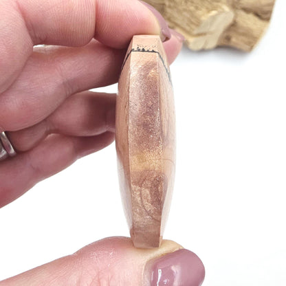 Picture Jasper Palm Stone – Grounding, Stability & Earth Connection Crystal, 55g