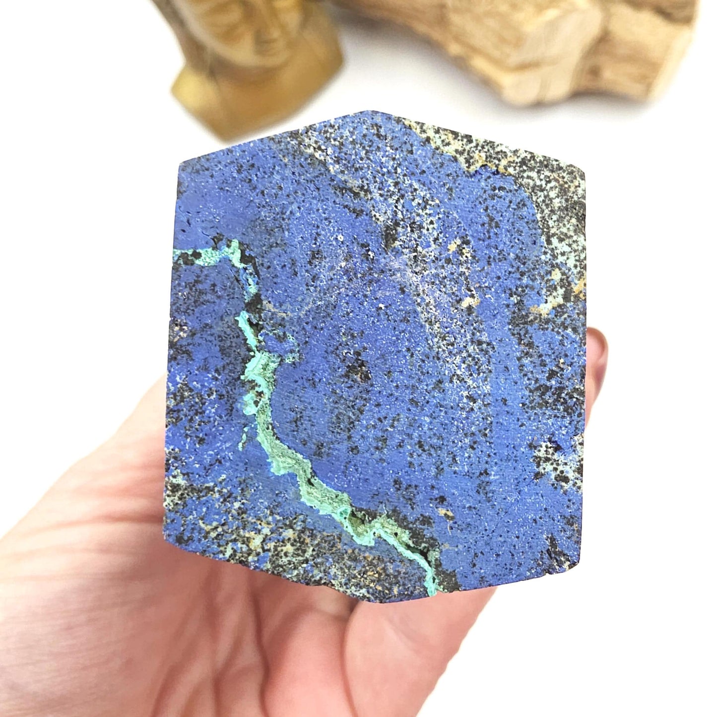 Large Azurite Tower – Intuition, Insight & Spiritual Awareness Crystal, 16cm