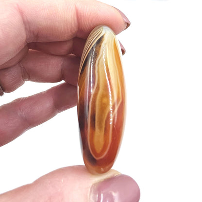 Sardonyx Palm Stone – Strength, Protection & Emotional Balance Crystal, 50g