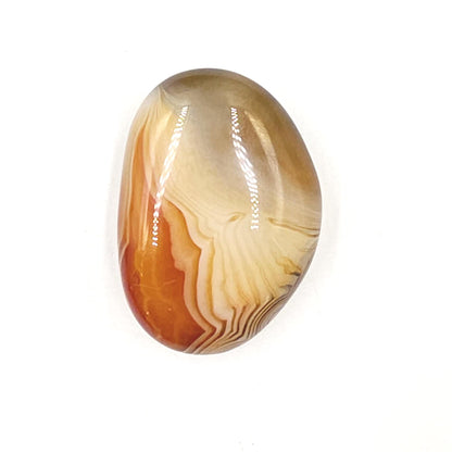 Sardonyx Palm Stone – Strength, Protection & Emotional Balance Crystal, 50g