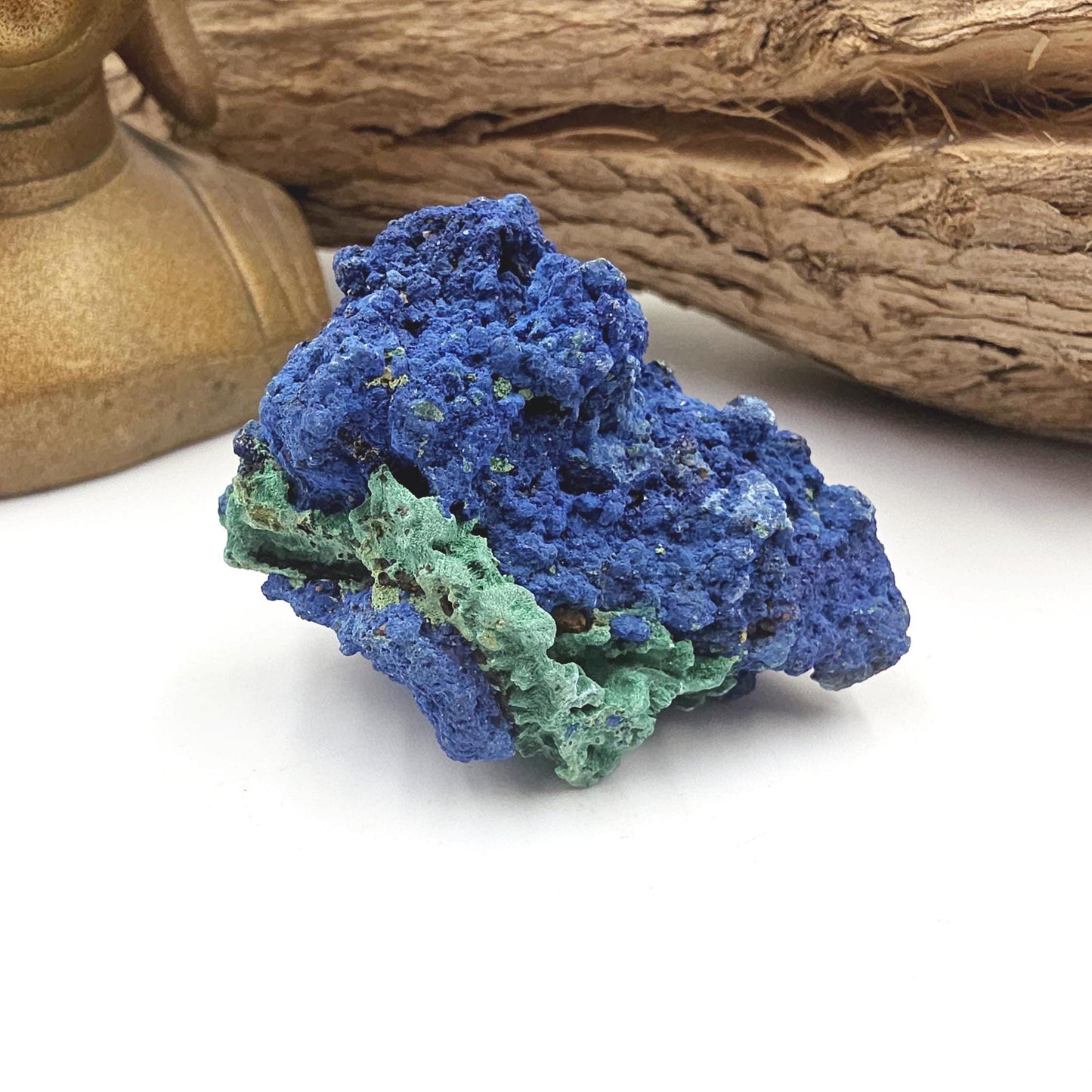 Raw Azurite Specimen – Intuition, Insight & Third Eye Chakra Crystal, 95g