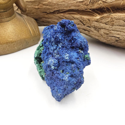 Raw Azurite Specimen – Intuition, Insight & Third Eye Chakra Crystal, 95g