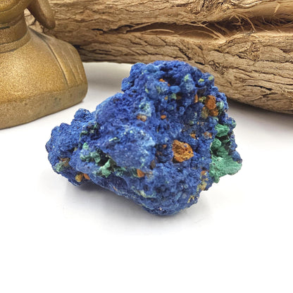 Raw Azurite Specimen – Intuition, Insight & Third Eye Chakra Crystal, 95g