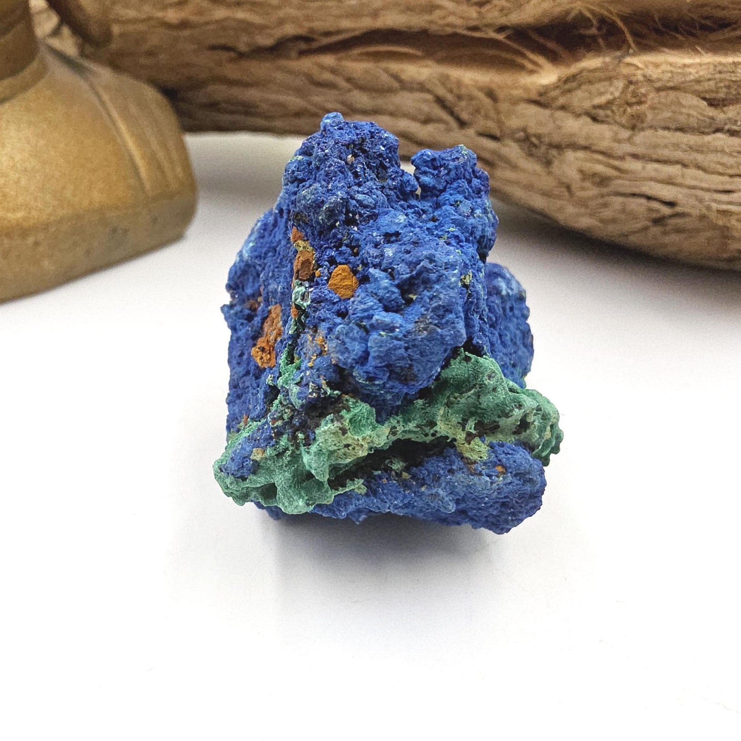 Raw Azurite Specimen – Intuition, Insight & Third Eye Chakra Crystal, 95g