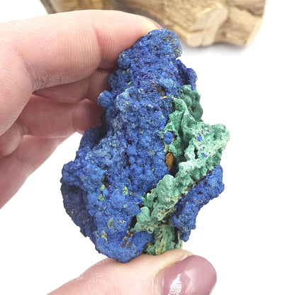 Raw Azurite Specimen – Intuition, Insight & Third Eye Chakra Crystal, 95g