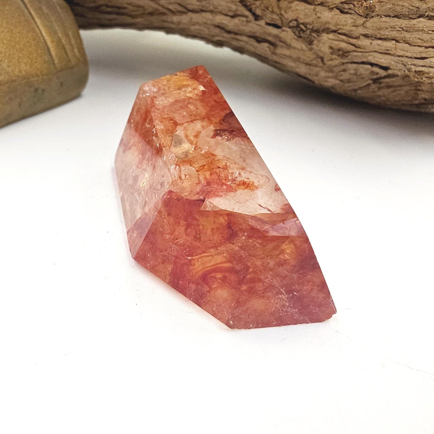 Madagascan Fire Quartz (Hematoid) Freeform – Grounding, Clarity & Energy Balancing Crystal, 85g