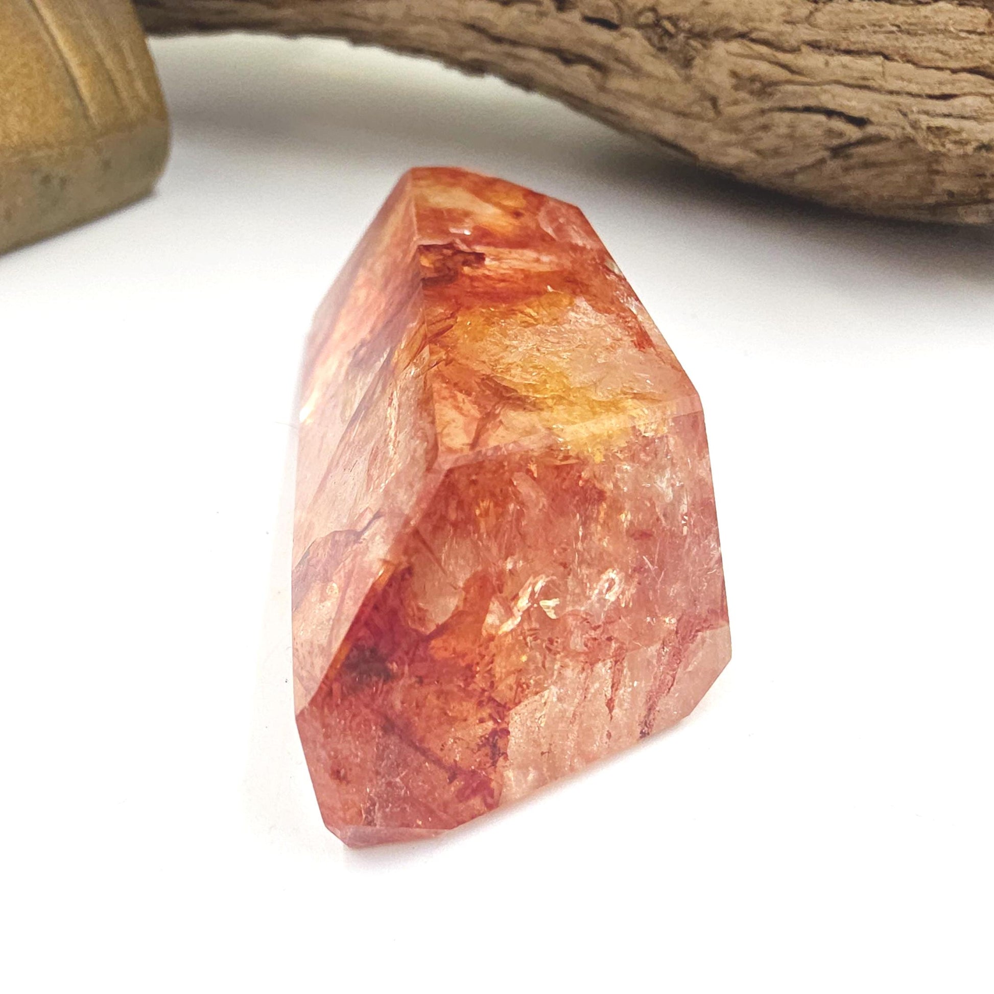 Madagascan Fire Quartz (Hematoid) Freeform – Grounding, Clarity & Energy Balancing Crystal, 85g