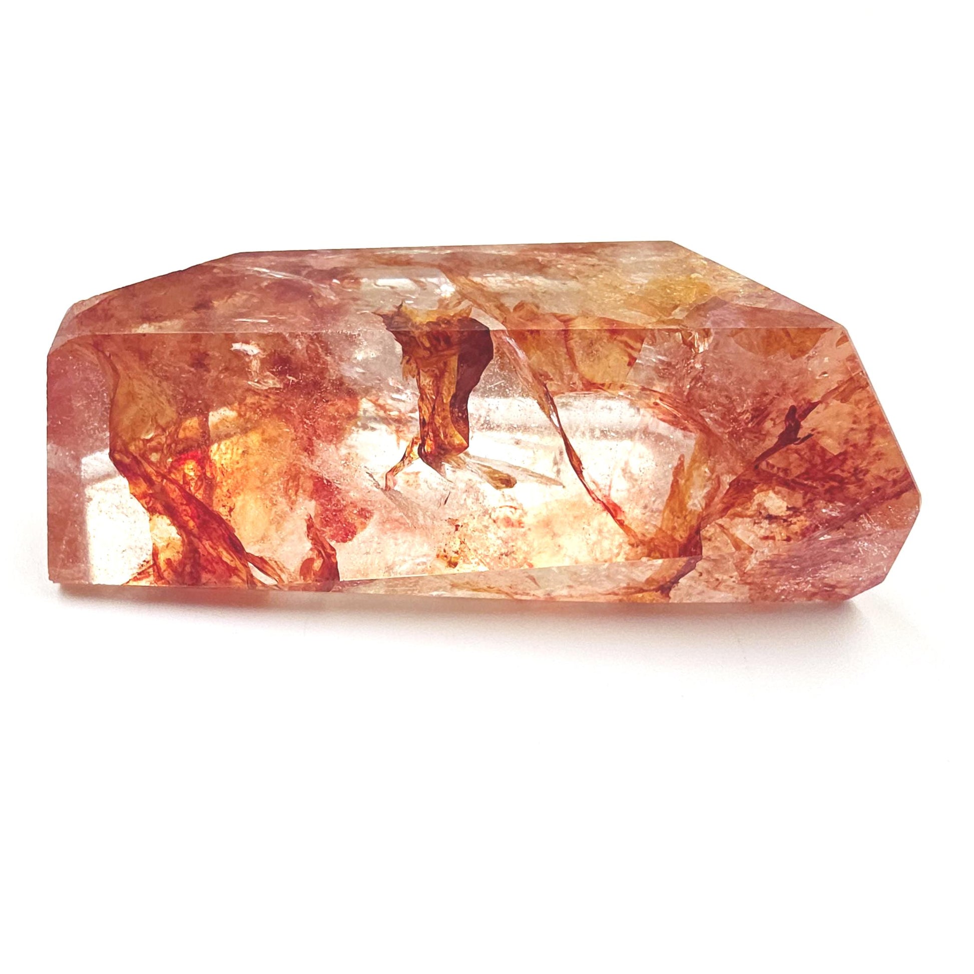 Madagascan Fire Quartz (Hematoid) Freeform – Grounding, Clarity & Energy Balancing Crystal, 85g