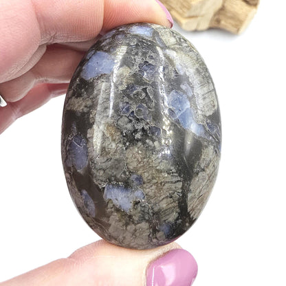 Que Sera (Llanite) Palm Stone – Positivity, Empowerment & Spiritual Growth Crystal, 100g