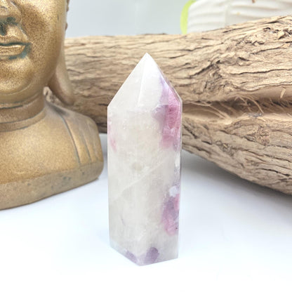 Pink Tourmaline Point – Love, Emotional Healing & Heart Chakra Crystal, 6cm