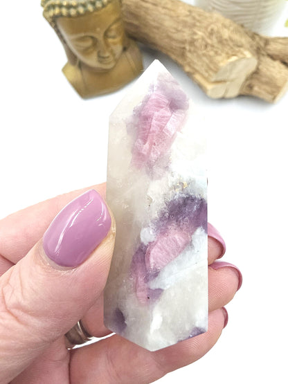Pink Tourmaline Point – Love, Emotional Healing & Heart Chakra Crystal, 6cm