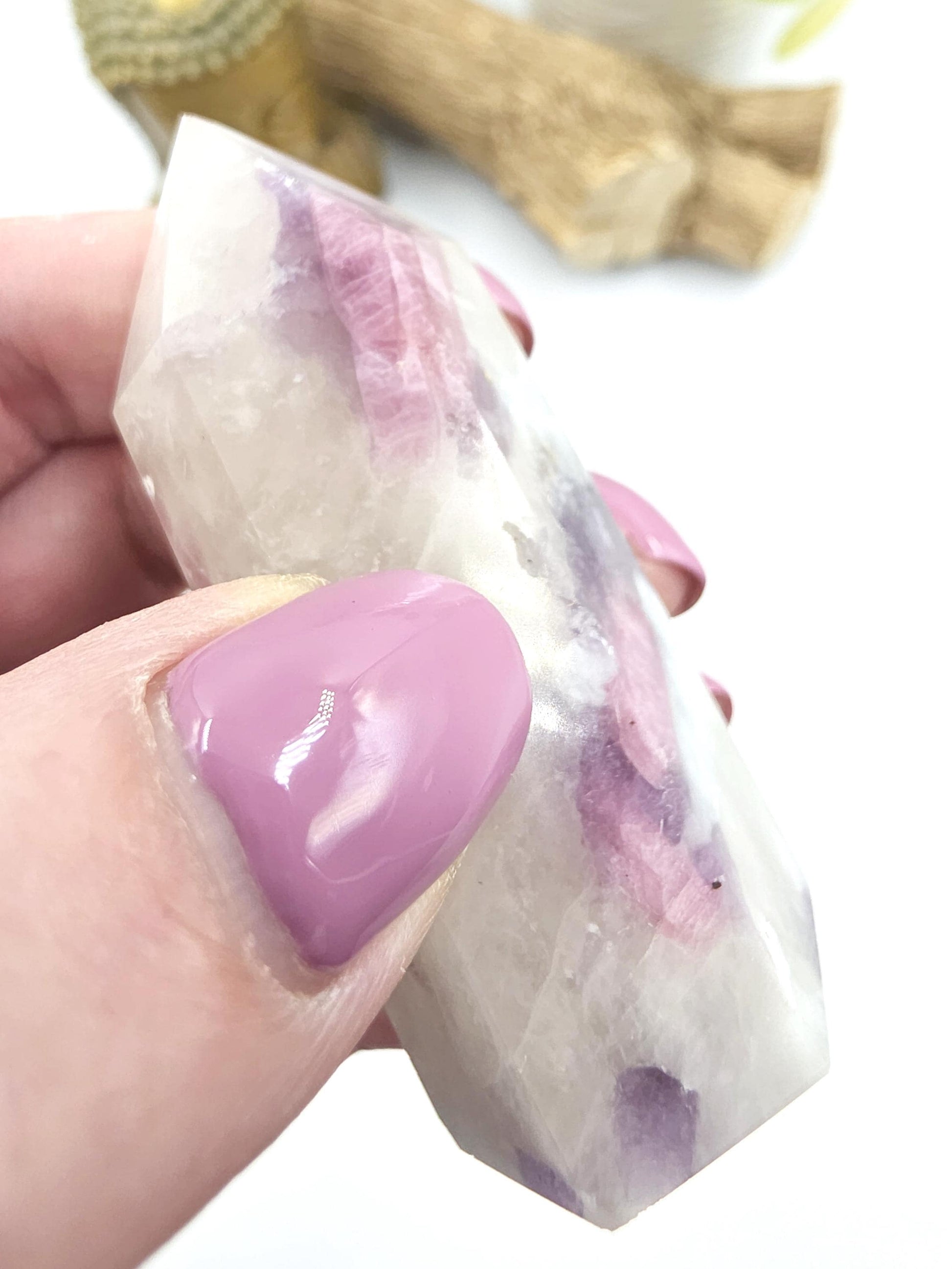 Pink Tourmaline Point – Love, Emotional Healing & Heart Chakra Crystal, 6cm