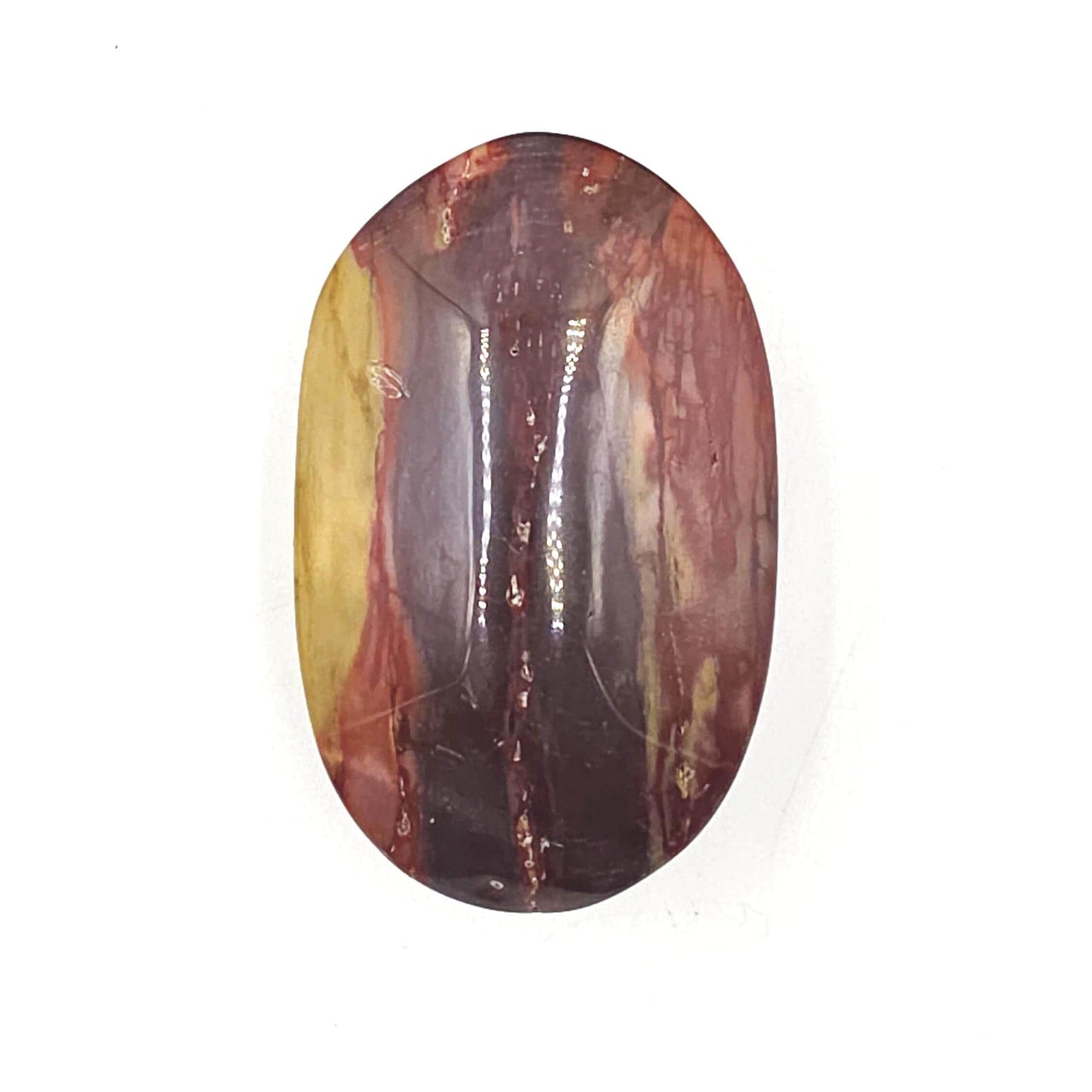 Mookaite Jasper Palm Stone – Strength, Grounding & Emotional Balance Crystal, 100g