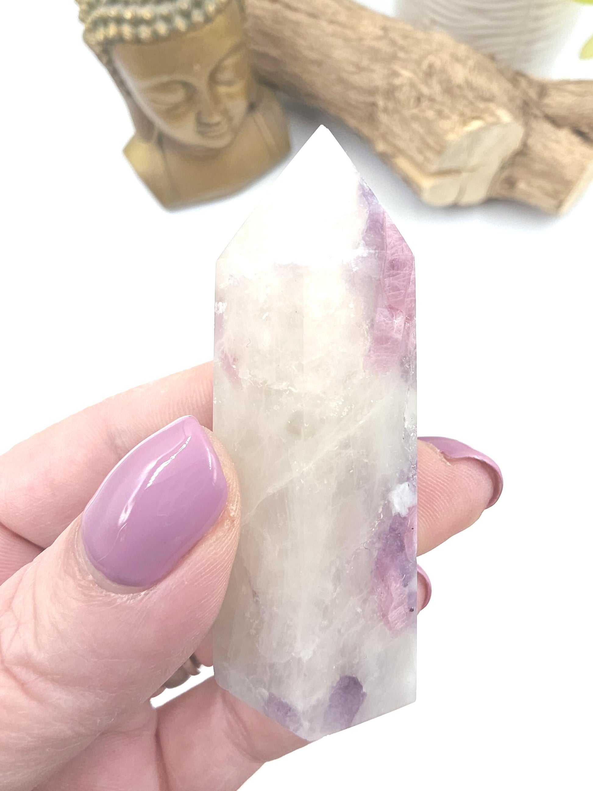 Pink Tourmaline Point – Love, Emotional Healing & Heart Chakra Crystal, 6cm