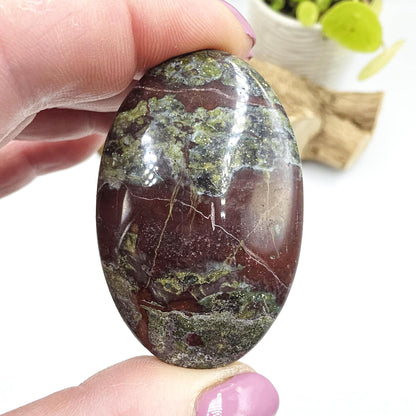 Dragon's Blood Palm Stone - Courage & Vitality Healing Crystal, 45g