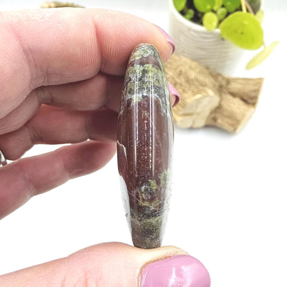 Dragon's Blood Palm Stone - Courage & Vitality Healing Crystal, 45g
