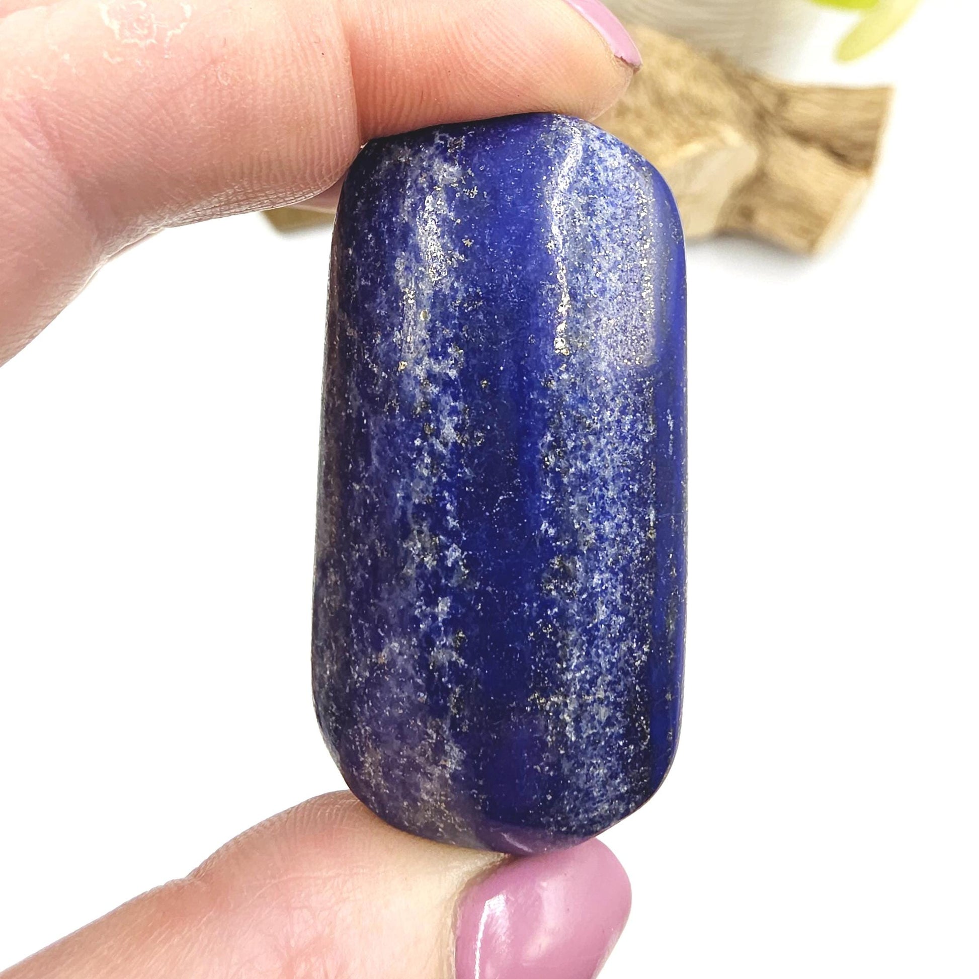 Lapis Lazuli Palm Stone – Wisdom, Intuition & Spiritual Awareness Crystal, 65g