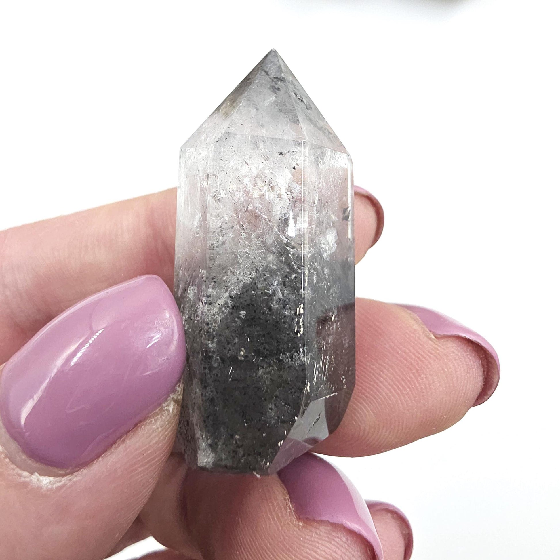 Rare Mini Herkimer Diamond Point Tower – Clarity, Energy Amplification & High Vibrational Quartz Crystal, 15g